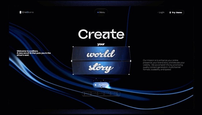 Create Your World Story — FYNDS STUDIO work